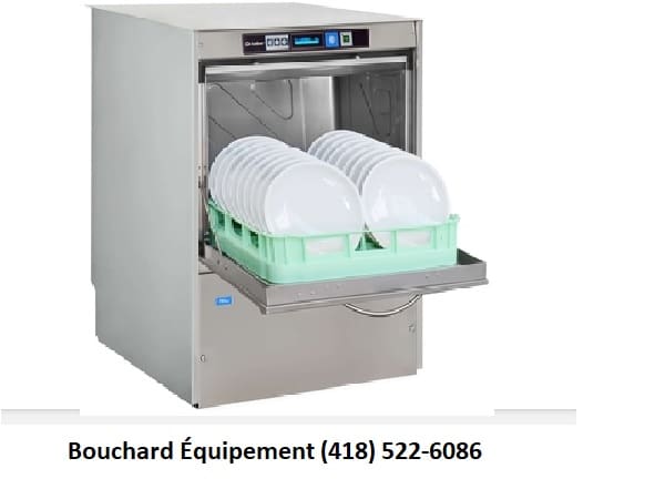 Lave-vaisselle commerciale haute température Lamber F92DYDPS Lave-vaisselle à lavage rapide 2 minutes et porte d'entrée à grande ouverture 15.73 pouces. Lave-vaisselle à stérilisation naturelle par l'eau chaude.
