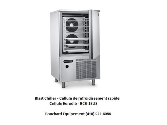 Cellule de refroidissement rapide BCB-15US Eurodib - Surgélateur 15 plaques de 18'' x 26''