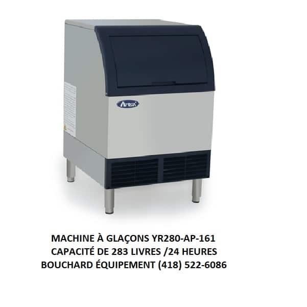 machine à glace Atosa YR280-AP-161 pour glaçons rectangulaire usage commercial idéal pour restaurant , bar ou cuisine professionnel