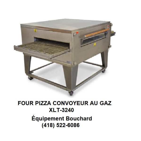 Four à pizza convoyeur rotatif au gaz propane ou naturel XLT-3240 pour pizzéria ou cuisine de production meilleur rapport Qualité/Prix